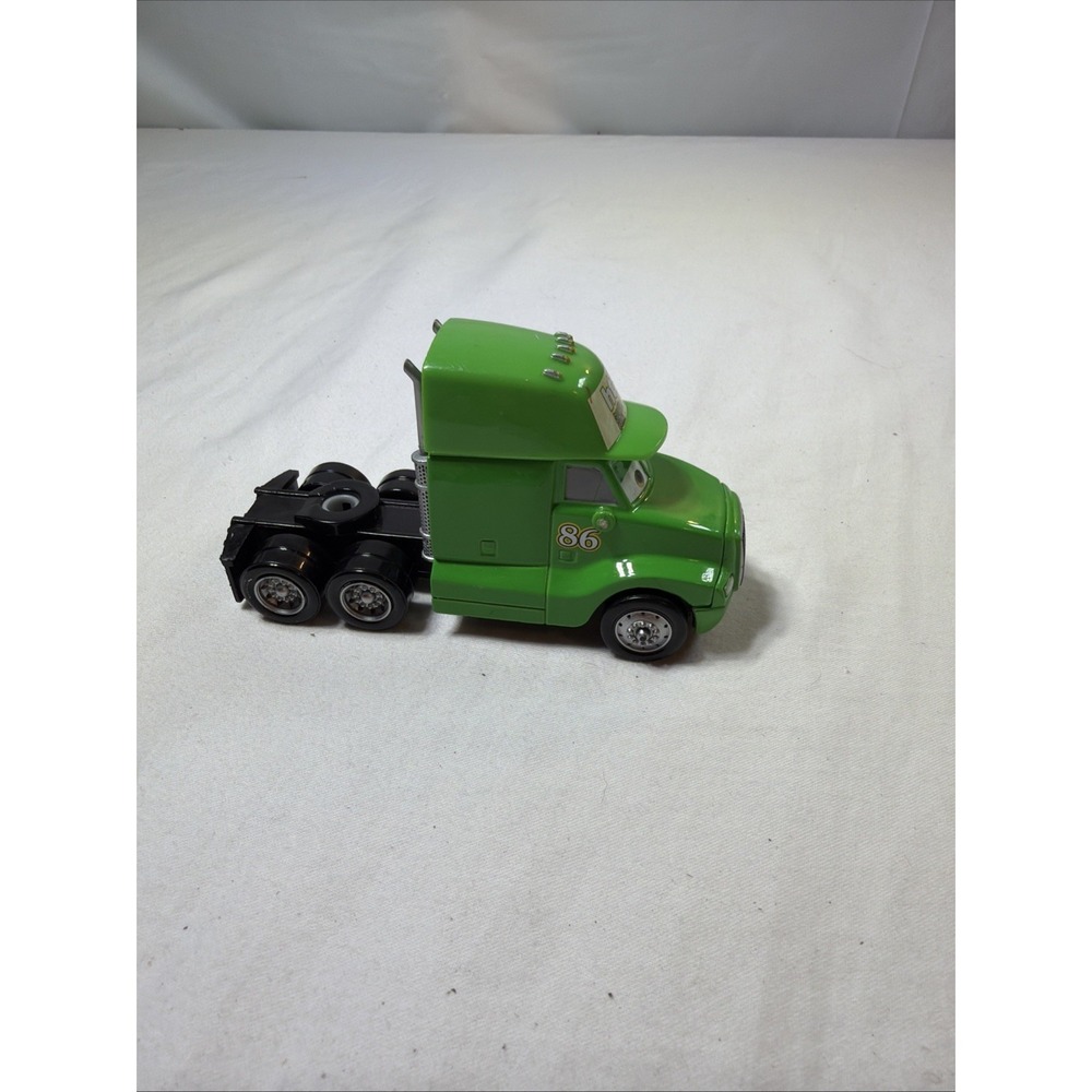 Disney Pixar Cars Chickhick's Green #86 Hauler (Truck Only) Used - Picture 4 of 6